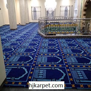 Pemasangan Karpet Masjid Custom At Taqwa Bogor Jawa Barat 