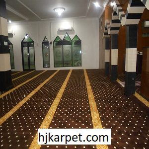 Pemasangan Karpet Masjid Custom As-Syifa Purwakarta